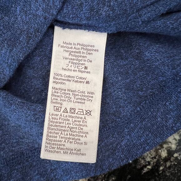 NWT J. Crew Heather Indigo Blue Girlfriend Crewneck Tee - SIZE M - Picture 9 of 10